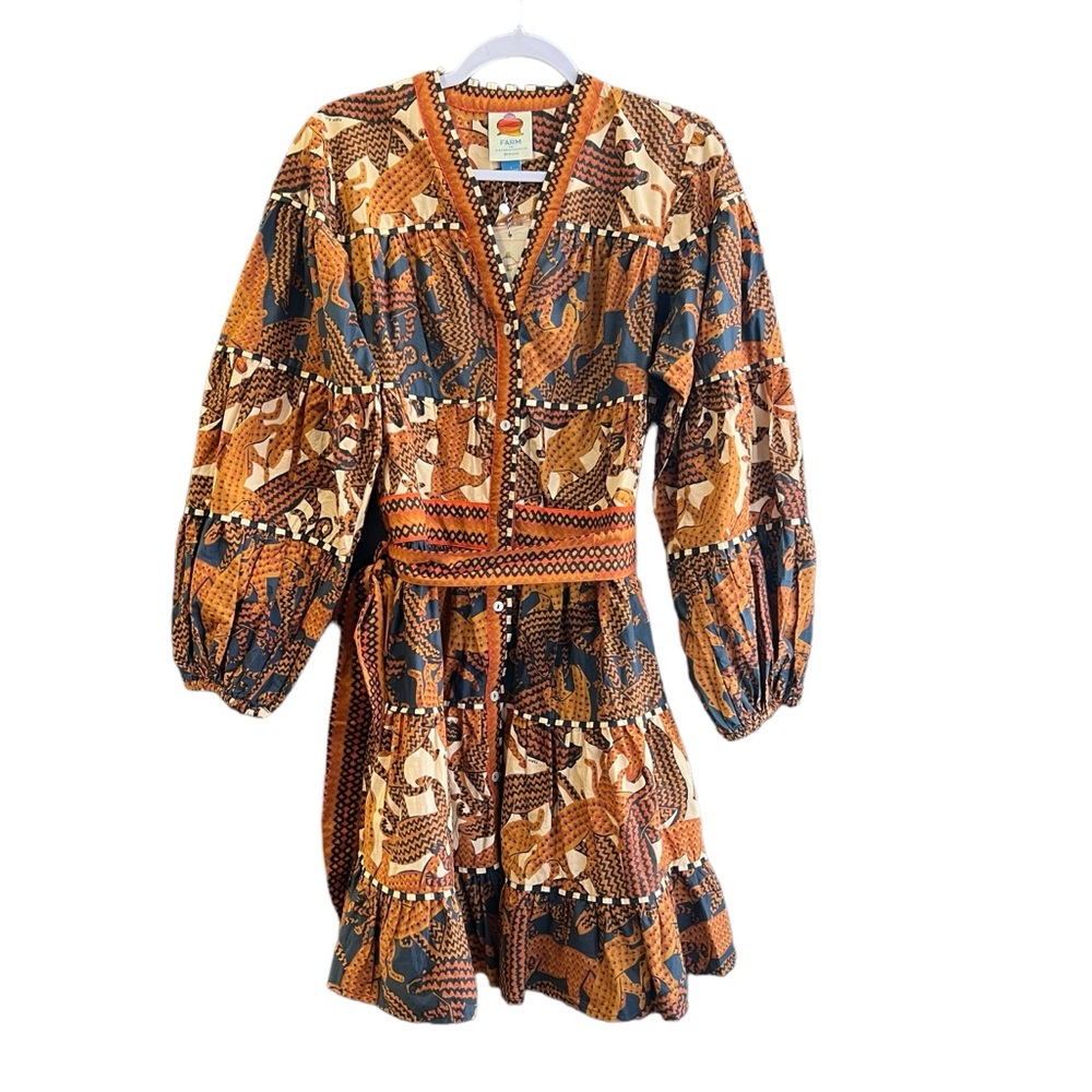 FARM Rio Multicolor Mini Dress - Picture 2 of 14